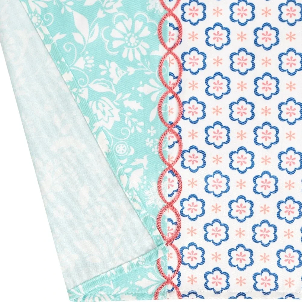 The Pioneer Woman Ditsy Patchwork Cotton-Rich Shower Curtain 72